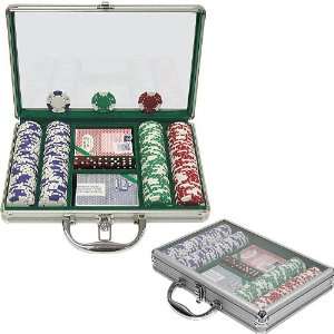  Best Quality 200 pc LUCKY CROWN 11.5g Chip Set w/Clear Top 
