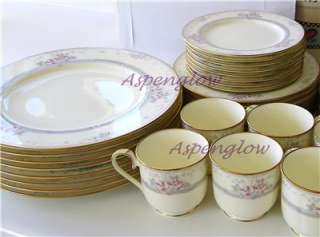 NORITAKE MAGNIFICENCE 5 PIECE PLACE SETTINGS SERVICE FOR 8 STOCK #9736 