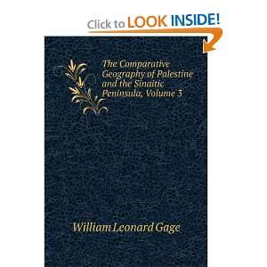   and the Sinaitic Peninsula, Volume 3 William Leonard Gage Books
