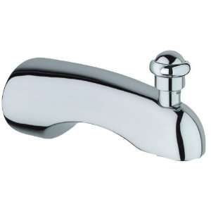 Grohe 13 628 000 Talia 6 Inch Wall Mount Diverter Tub Spout, StarLight 