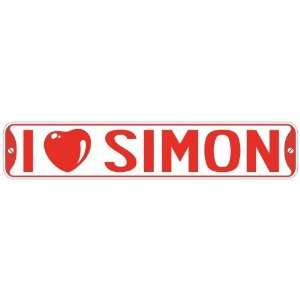 LOVE SIMON  STREET SIGN