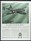 1942 quaker motor oil magazine ad world war 2 bomber