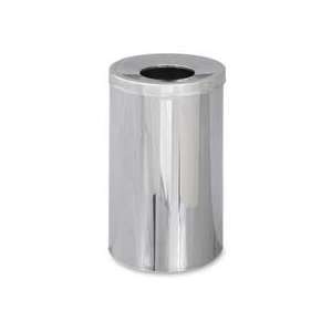  Safco 9695   Reflections Open Top Receptacle, Round, Steel 