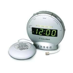    Alarm Clock with Built in Ring Signaler and Bedshaker Electronics