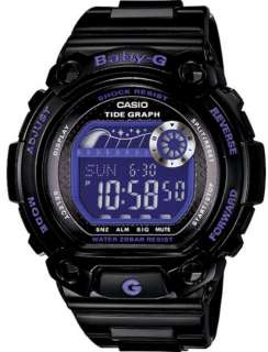 New Casio Baby G Shock BLX100 1B G Lide Digital Black and Purple Sport 
