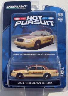 HOT PURSUIT S5 2008 FORD CROWN VICTORIA INDIANA SHERIFF  