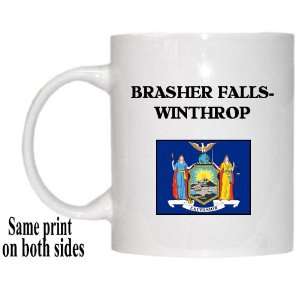   Flag   BRASHER FALLS WINTHROP, New York (NY) Mug 