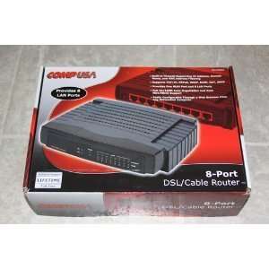  CompUSA 8 port DSL Cable Router Electronics