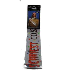  Halloween Party Scariest Costume Award Sash Foil Prize 