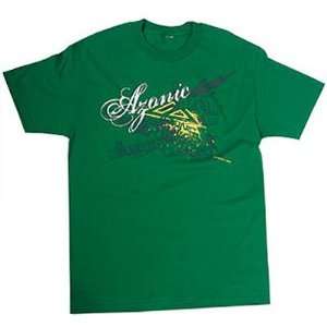  Azonic Revenge Mens Short Sleeve Fashion Shirt   Green 