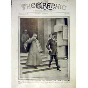    Joffre Kitchener London War Council Ww1 Print 1915