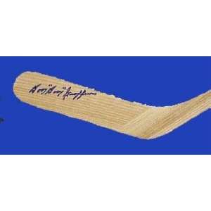  Bernie Boom Boom Geoffrieon Autographed Hockey Stick 