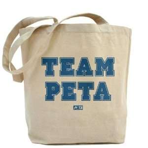  TEAM PETA Vegetarian Tote Bag by  Beauty
