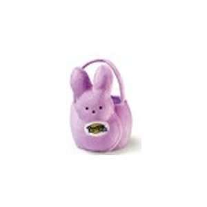 Peeps Plush Basket  Purple Bunny