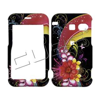   Juno 2700 Case Cover Flowers on Colorful Background Rubberized Design
