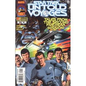    Star Trek Untold Voyages #1, 2, 3, 4, 5, Marvel Comics Books