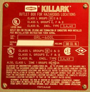 Controlador Killark GRL 600L FE501 de flujo de FCI Digital GF90