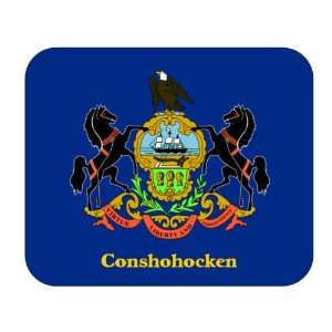  US State Flag   Conshohocken, Pennsylvania (PA) Mouse Pad 