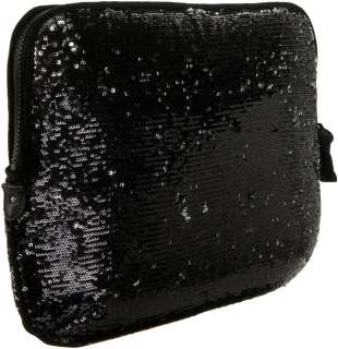 NEW JUICY COUTURE BLACK GLITTERY SEQUIN COMPUTER LAPTOP SLEEVE CASE 