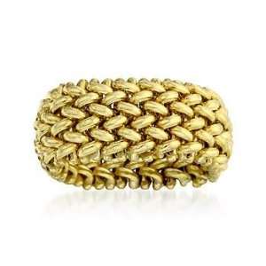  Italian Vermeil Mesh Ring Jewelry