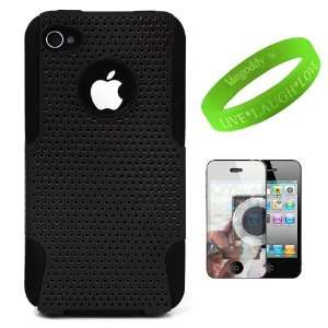  Shell and Silicone Dual Black Protector Case + VanGoddy Brand Live 