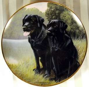 FRANKLIN MINT COLL PLATE SPORTING COMPANIONS BY HEMMING  