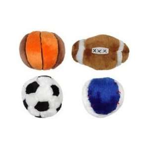  & Cuddle Sports Ball Toy Assorted Styles (Pack of 4)