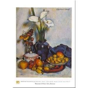 Still Life W Arum Lilies By Stanton Macdonald Wright Highest Quality 