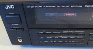 JVC RX 501 Surround Receiver / Amplifier / Tuner   65 watts  