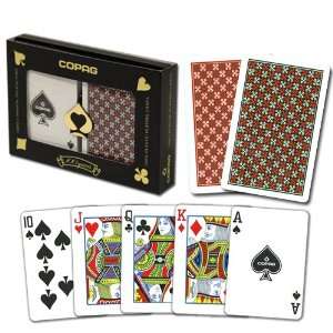  Copag Poker Size Regular Index Master Playing Cards (Red 