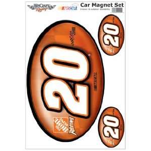 Nascar Tony Stewart #20 Car Magnet Set 