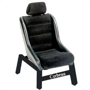  Corbeau 60914 Classic II Black Vinyl w/ Cloth Game Chair 