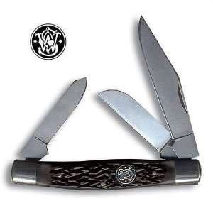  Smith & Wesson Black Trapper Professional Pocket Knife 