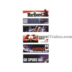  Blair Line N Scale 1970 90s Goods #2 Billboard Signs (6 