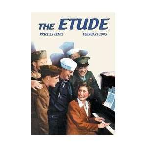    The Etude Servicemen and Pianist 20x30 poster