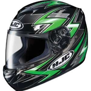  HJC CS R2 Thunder Full Face Motorcycle Helmet Green 
