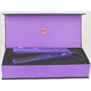    PYT Ceramic 1.25 Hair Straightener Purple + PYT Conditioner Beauty