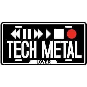  New  Play Tech Metal  License Plate Music
