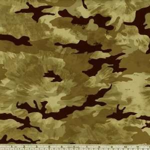  54 Wide Polyester Interlock Knit Camouflage Fabric By 