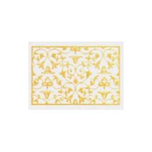  Seraphina Yellow Traditional Floral Hooked Area Rug