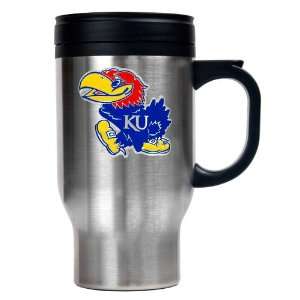 Kansas Jayhawks NCAA Stainless Steel Travel Mug