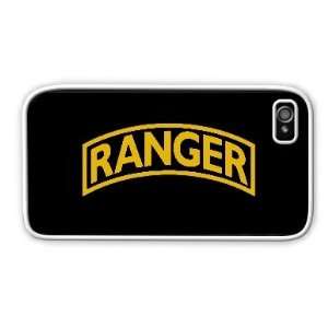 Army Ranger Apple iPhone 4 4S Case Cover White