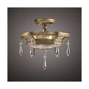   Monte Carlo Crystal Semi Flush Ceiling Fixture from the Monte Carlo C