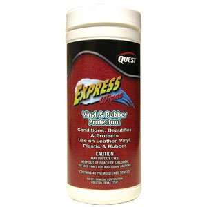  Quest Chemical 651 Express Wipes Vinyl & Rubber Protectant 