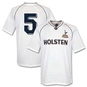 1991 Tottenham Home FA Cup Semi Final Retro Shirt + 5 (Number Only 