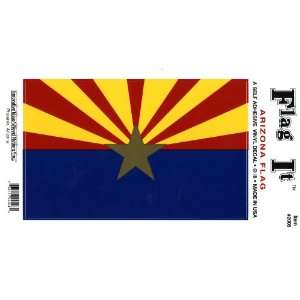  Arizona Flag A Self Adhesive Vinyl Decal Automotive