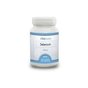  Selenium 200 mg, Selenium 60 Capsules by Vitabase 