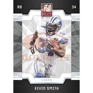Kevin Smith   Detroit Lions   2009 Donruss Elite NFL Football Trading 
