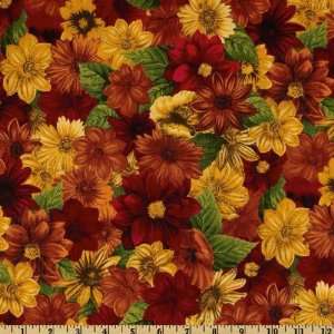  44 Wide The Giving Garden Floral Summer Fabric By The 