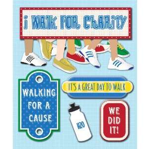  K&Company Charity Walk Sticker Medley Arts, Crafts 